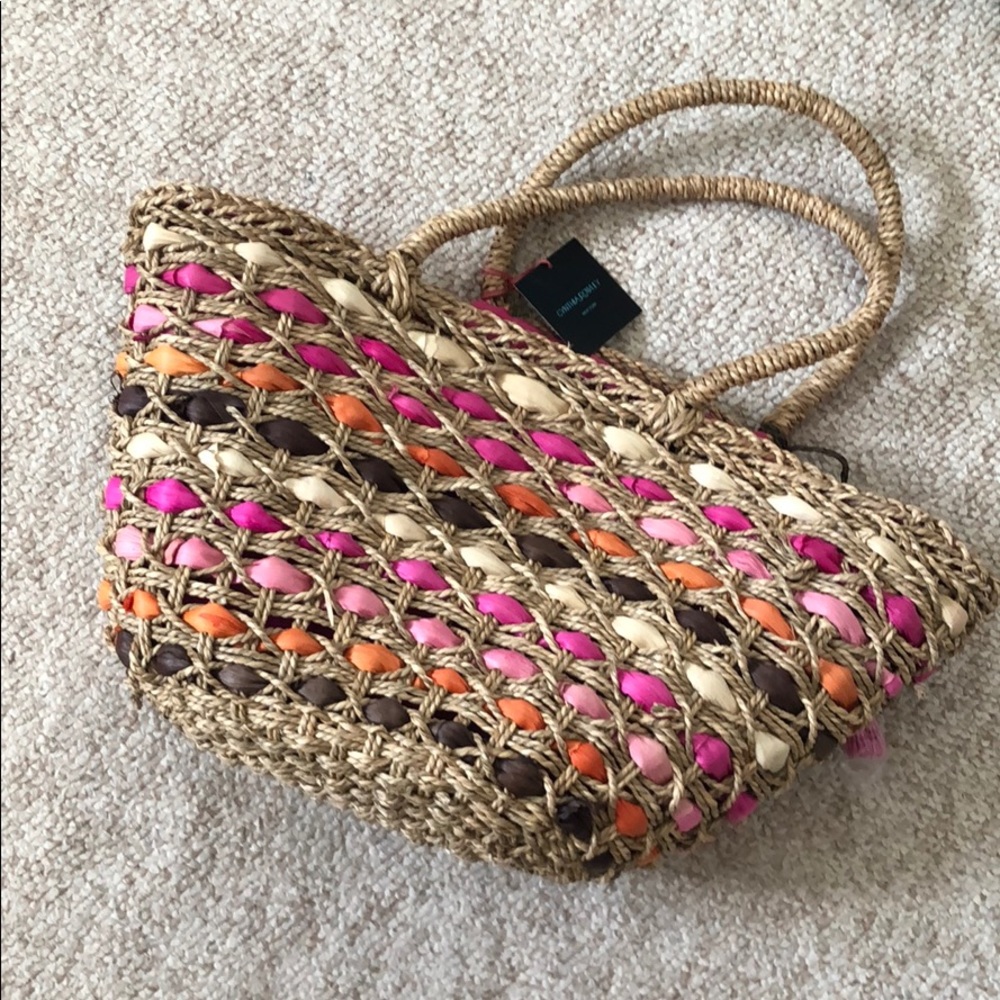 cynthia rowley beach bag can drawstring close